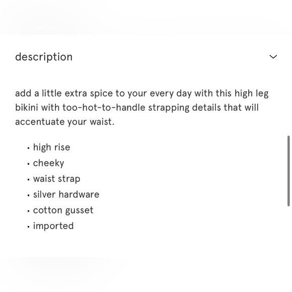 Blush Lingerie Opium High Leg Bikini - Picture 3 of 5